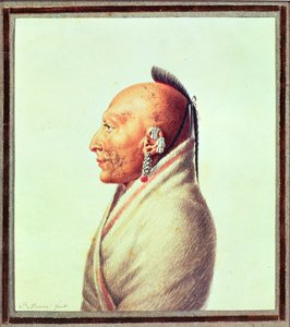 Indyjski wódz Małych Osagów, c.1807